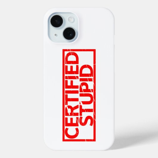 Gecertificeerde staartstempel Case-Mate iPhone case (Achterkant)