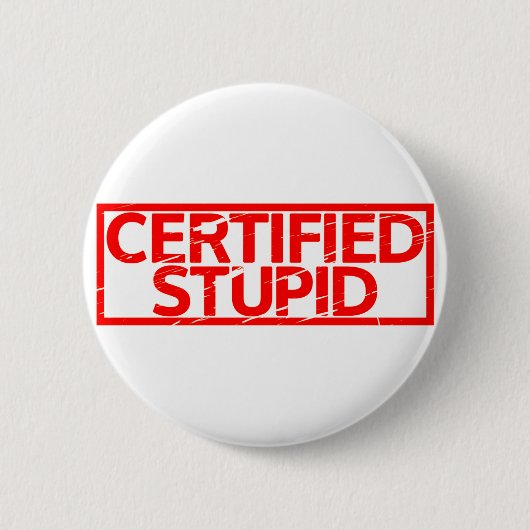 Gecertificeerde staartstempel ronde button 5,7 cm (Voorkant)