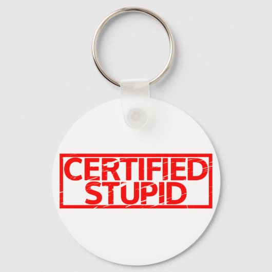 Gecertificeerde staartstempel sleutelhanger (Voorkant)