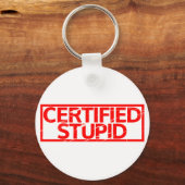 Gecertificeerde staartstempel sleutelhanger (Achterkant)