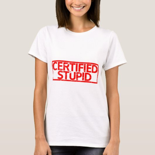 Gecertificeerde staartstempel t-shirt (Voorkant)