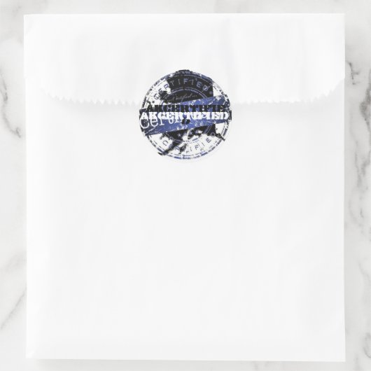 GECERTIFICEERDE STICKER (Tas)