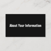 GECERTIFICEERDE TAXI-DRIVER VISITEKAARTJE (Achterkant)