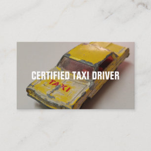 GECERTIFICEERDE TAXI-DRIVER VISITEKAARTJE
