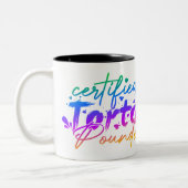 Gecertificeerde Torta Pounder Grappig Dikke Latina Tweekleurige Koffiemok (Links)