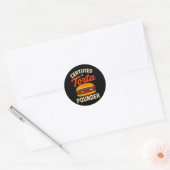Gecertificeerde Torta Pounder Grappig Mexicaans Et Ronde Sticker (Envelop)