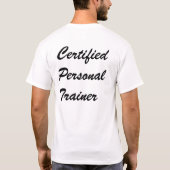 Gecertificeerde trainer t-shirt (Achterkant)