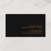 Gecertificeerde trainer visitekaartje (Achterkant)