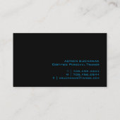 Gecertificeerde trainer visitekaartje (Achterkant)