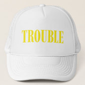 Gecertificeerde Trouble Trucker Hoed Pet (Voorkant)