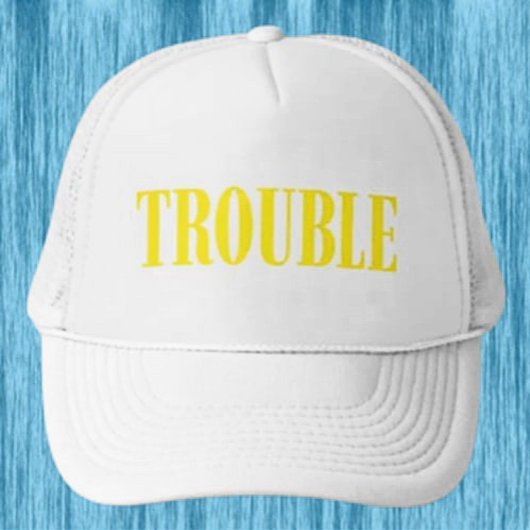 Gecertificeerde Trouble Trucker Hoed Pet