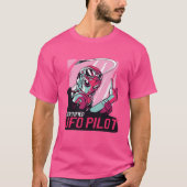 Gecertificeerde UFO-piloot T-shirt (Voorkant)