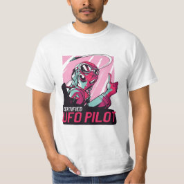 Gecertificeerde UFO-piloot T-shirt