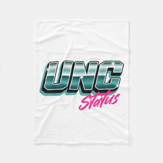 Gecertificeerde UNC-status Fleece Deken (Voorkant)