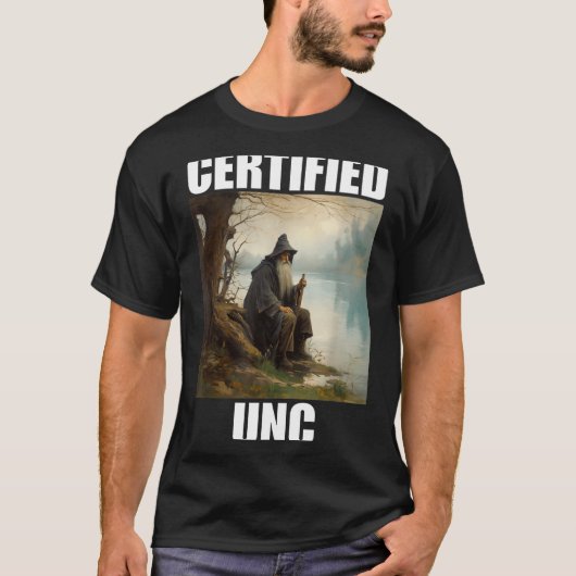 Gecertificeerde unc-status t-shirt (Voorkant)