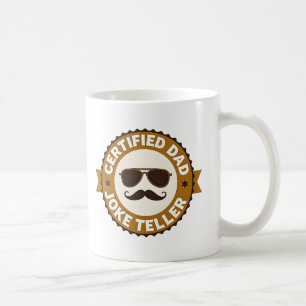 Gecertificeerde Vadergrap Verteller Funny Vaderdag Koffiemok