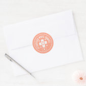 Gecertificeerde verloskundige ronde sticker (Envelop)