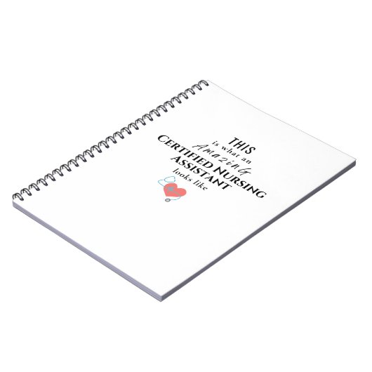 Gecertificeerde verpleegassistent notitieboek (Linkerzijde)