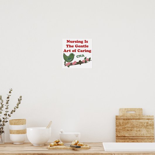 Gecertificeerde verpleegassistent poster (Keuken)