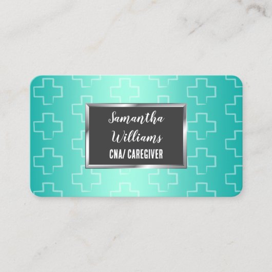 Gecertificeerde verpleegassistent visitekaartje (Voorkant)