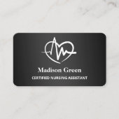 Gecertificeerde verpleegassistent visitekaartje (Voorkant)