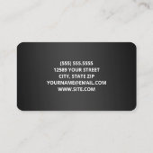 Gecertificeerde verpleegassistent visitekaartje (Achterkant)