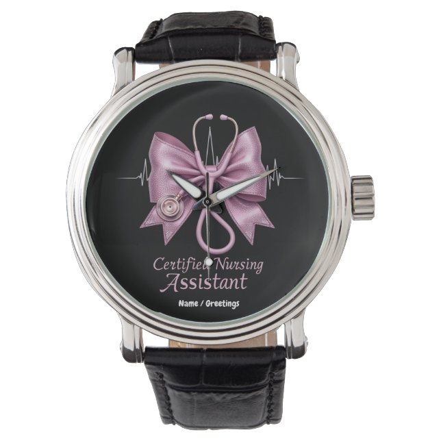 Gecertificeerde verpleegkundig assistent CNA Coque Horloge (Voorkant)