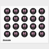 Gecertificeerde verpleegkundig assistent CNA Coque Ronde Sticker (Vel)