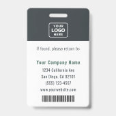 Gecertificeerde Verpleegkundige Assistent Foto Log Badge (Achterkant)