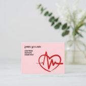 🩺 gecertificeerde verpleegkundige assistent visitekaartje (Staand voorkant)