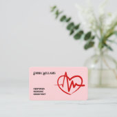 🩺 gecertificeerde verpleegkundige assistent visitekaartje (Staand voorkant)