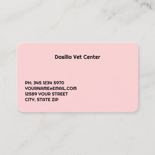 🩺 gecertificeerde verpleegkundige assistent visitekaartje (Achterkant)