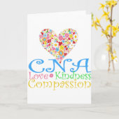 Gecertificeerde verpleegkundige Kaart (Gele Bloem)