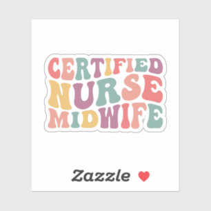 Gecertificeerde verpleegster sticker
