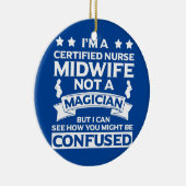 Gecertificeerde verpleegsters, verloskundige Appar Keramisch Ornament (Rechts)