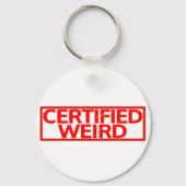 Gecertificeerde Weird Stempel Sleutelhanger (Voorkant)