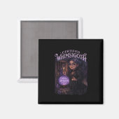 Gecertificeerde Whimsigoth Witch Broom Closet Clas Magneet (Voorkant / Achterkant)