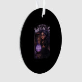 Gecertificeerde Whimsigoth Witch Broom Closet Clas Ornament (voorkant)