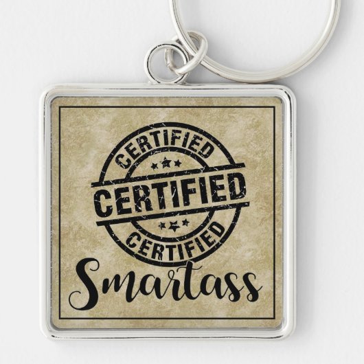 Gecertificeerde Wijsneus Sleutelhanger (Voorkant)