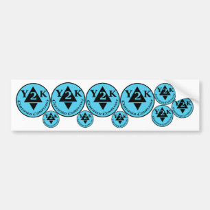 Gecertificeerde Y2K-conform Bumpersticker