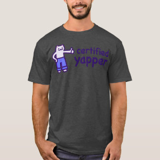 Gecertificeerde Yapper Dark Text T-shirt