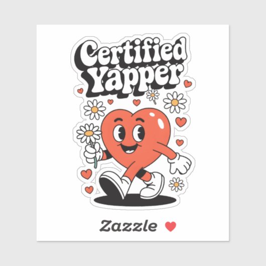 Gecertificeerde Yapper Sticker (Vel)