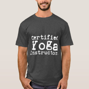 Gecertificeerde Yoga Instructor Cool Oefening Yoga T-shirt