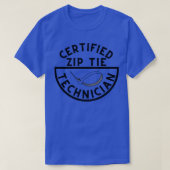 Gecertificeerde Zip Stropdas Technician 5 T-shirt (Design voorkant)