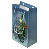 Gechanteerde kerstboom klein cadeauzakje (Voorkant Gekanteld)