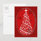 Gechanteerde Kerstmis Feestdagenkaart (Voorkant / Achterkant)