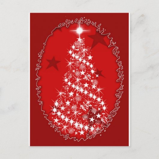 Gechanteerde Kerstmis Feestdagenkaart (Voorkant)