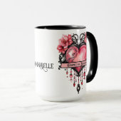 Gecharmeerd door Shadows Coffee Mok (Voorkant rechts)