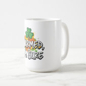 Gecharmeerd van St. Patrick's Day Koffiemok (Voorkant rechts)