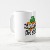 Gecharmeerd van St. Patrick's Day Koffiemok (Voorkant links)